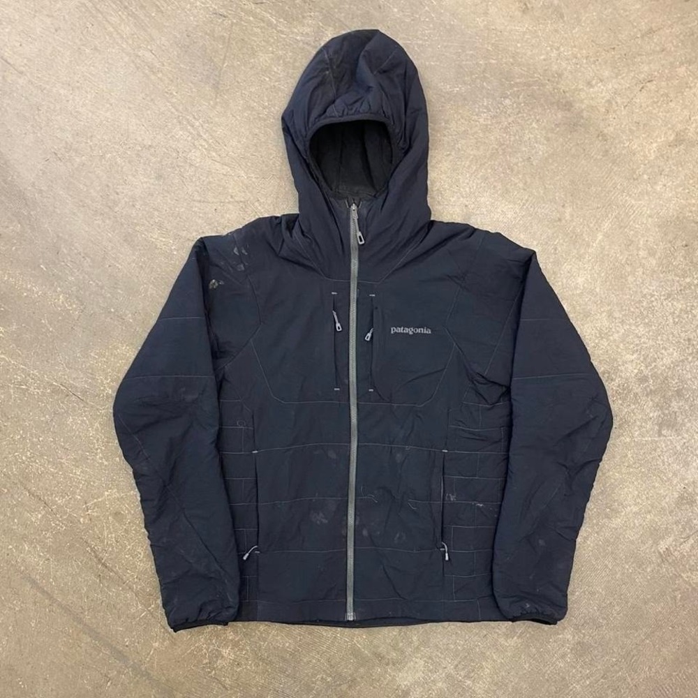Patagonia Nano Air Hoodie Black Men's Full Zip Outdoors Nature Hiking Size Small